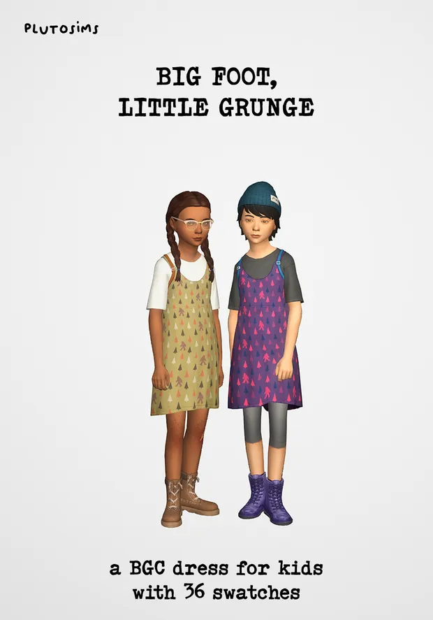 Big Foot, Little Grunge - A Dress for Kids 